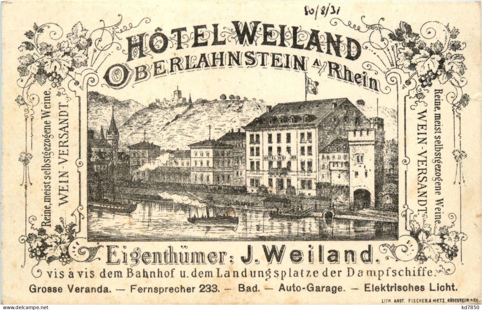 Oberlahnstein - Hotel Weiland - Lahnstein