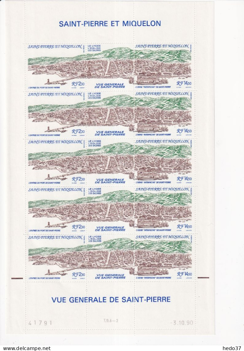 St Pierre Et Miquelon - Ensemble De Timbres En Feuilles à - 50% Sous Faciale - Neufs ** Sans Charnière - TB - Lots & Serien