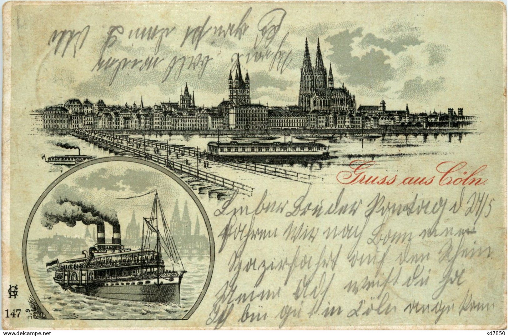 Gruss Aus Köln - Litho - Köln