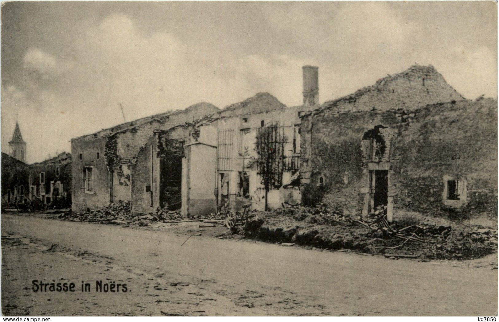 Strasse In Noers - Feldpost - Weltkrieg 1914-18