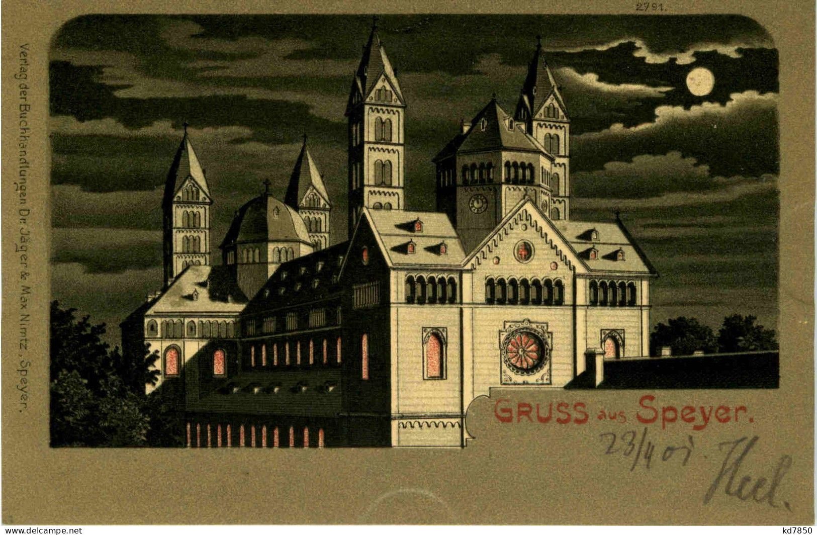 Gruss Aus Speyer - Litho - Speyer