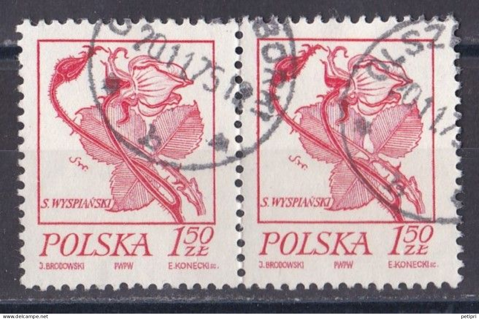 Pologne - République 1971 - 1980   Y & T N °  2138  Paire  Oblitérée - Usados