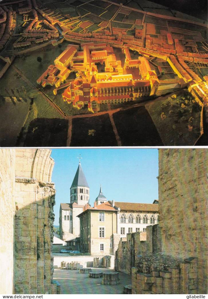 71  - Saone Et Loire -  Abbaye De CLUNY - Lot 6 Cartes - Cluny