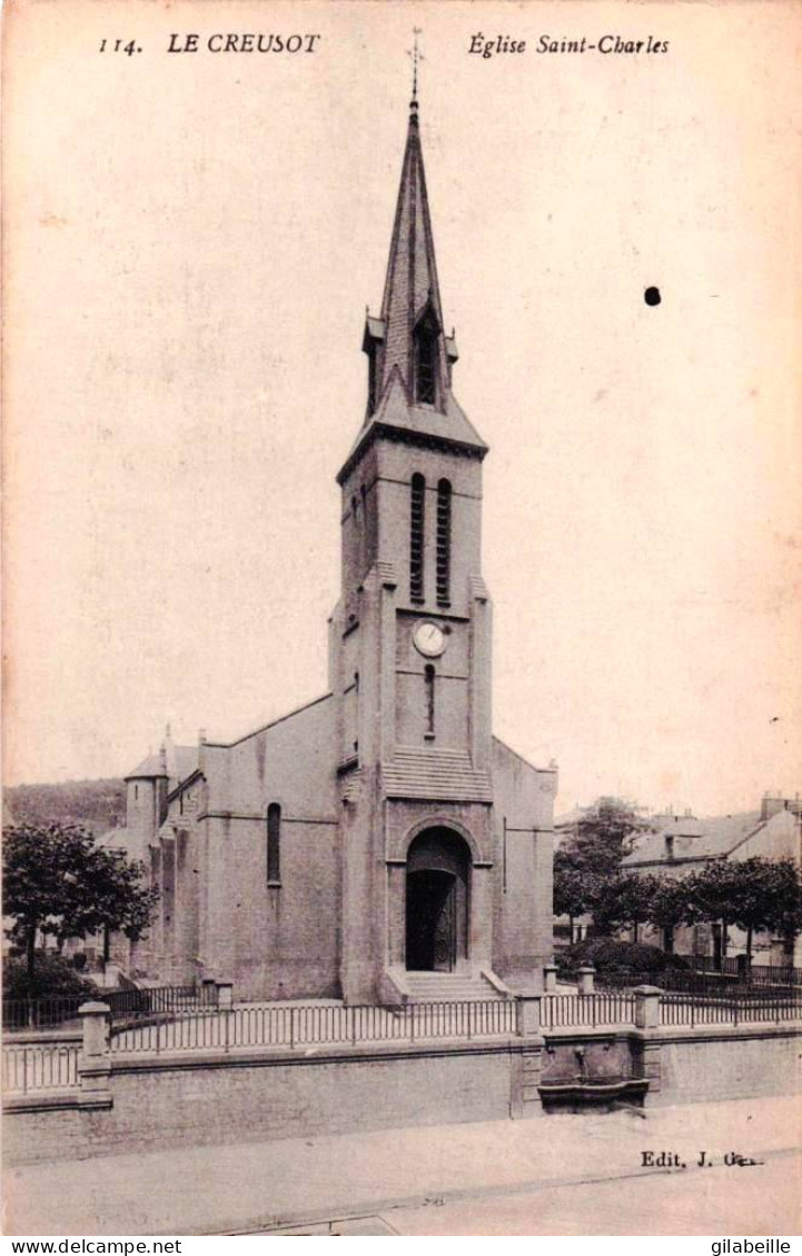 71  - Saone Et Loire - LE CREUSOT - Eglise Saint Charles - Le Creusot