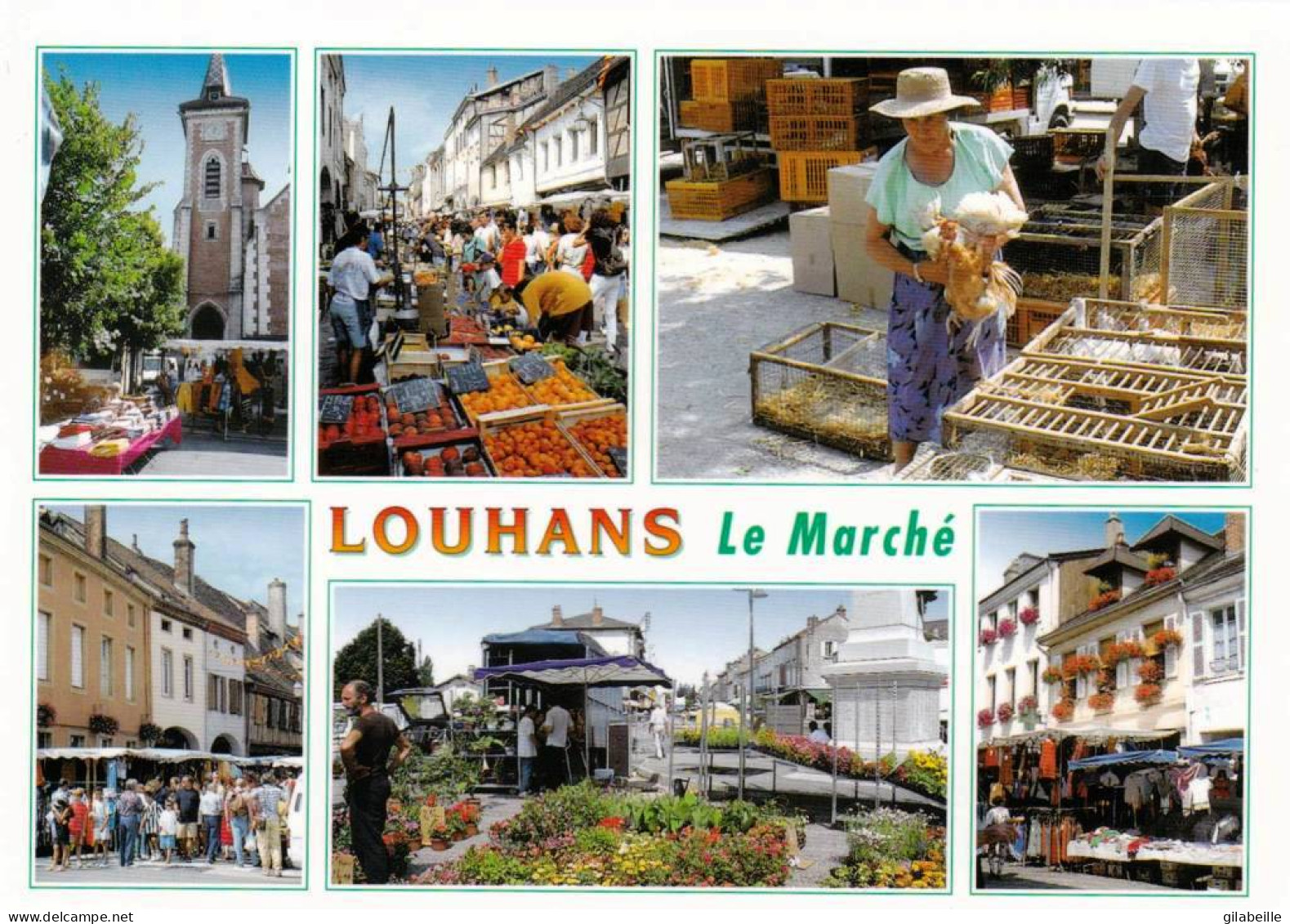 71  - Saone Et Loire -    LOUHANS -  Le Marché - Louhans