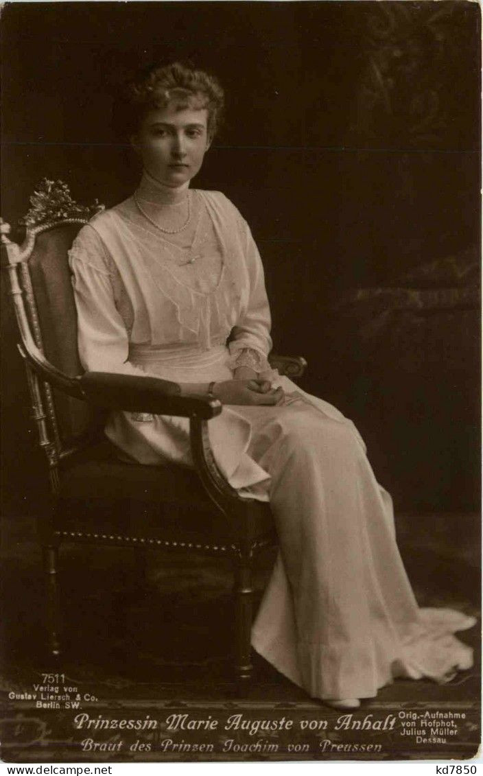 Prinz Marie Auguste Von Anhalt - Case Reali