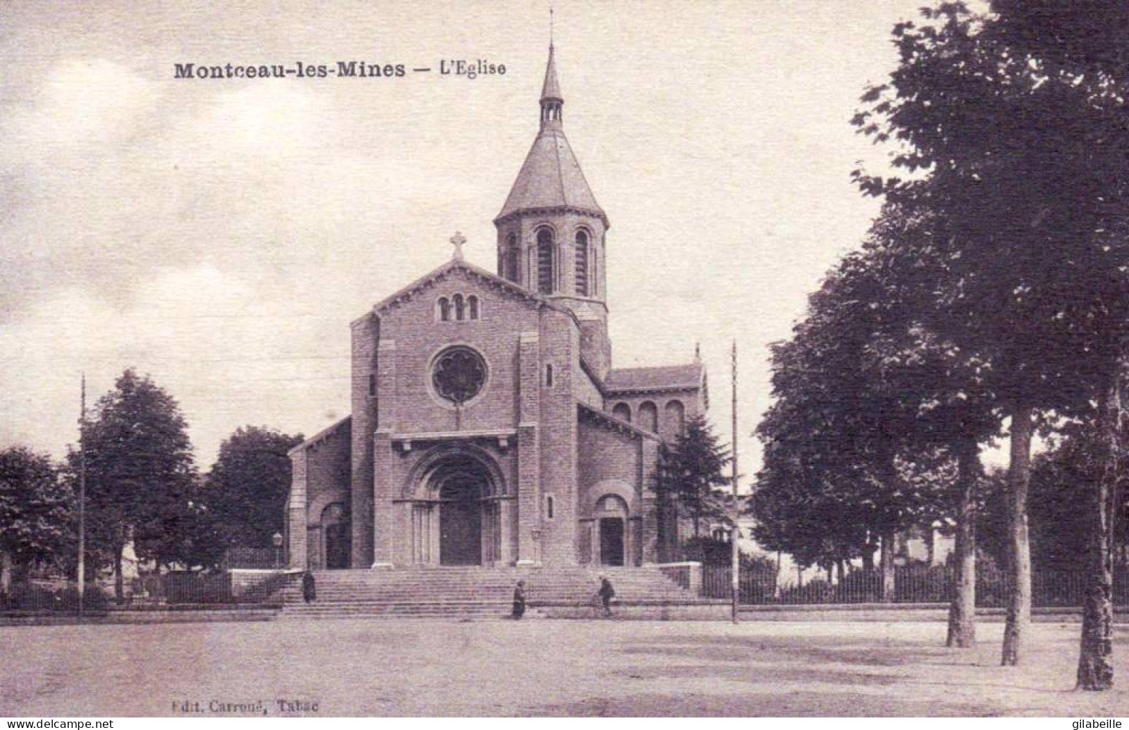 71 - Saone Et Loire -  MONTCEAU Les MINES -  L'église - Montceau Les Mines