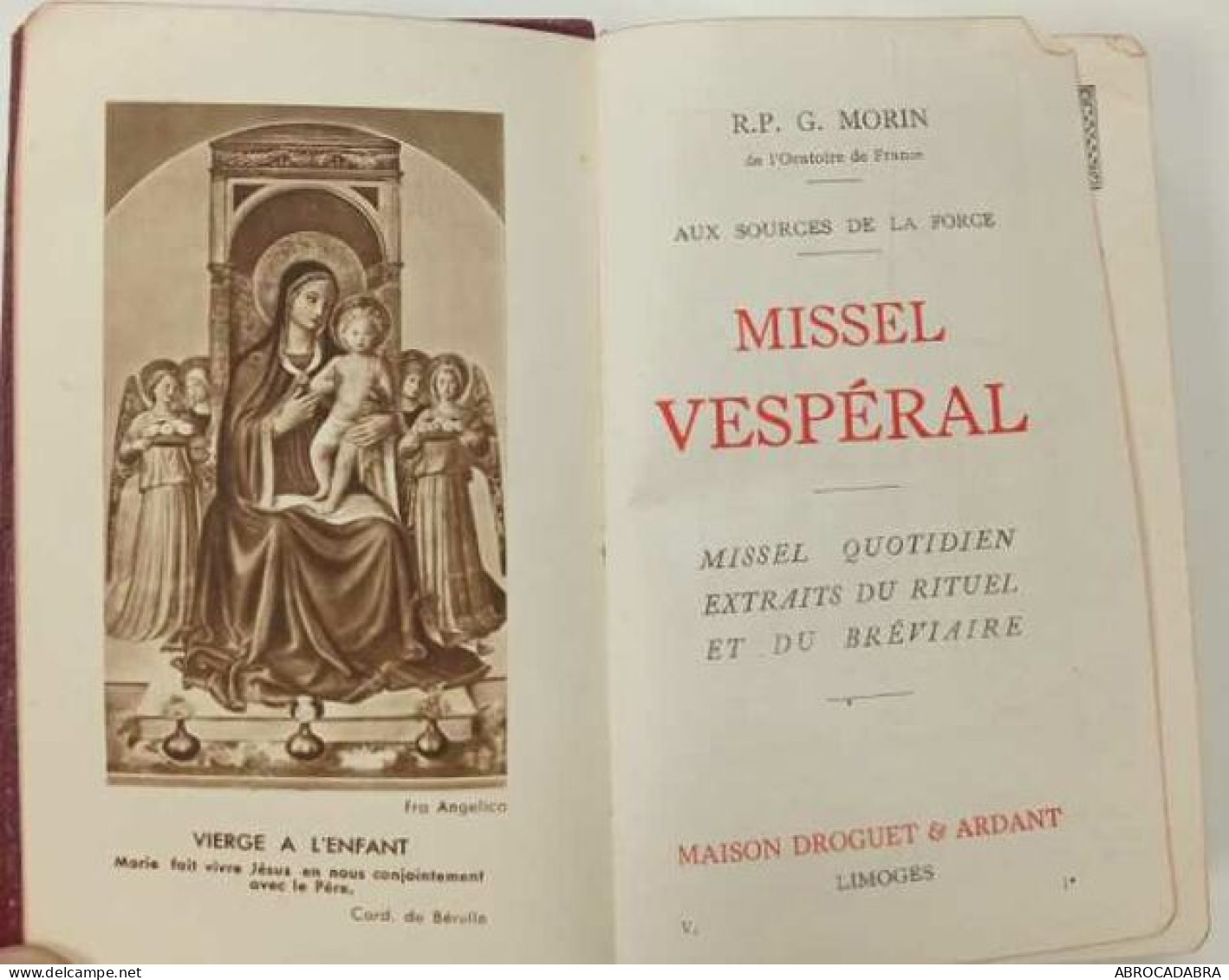 Missel Vespéral - Religión