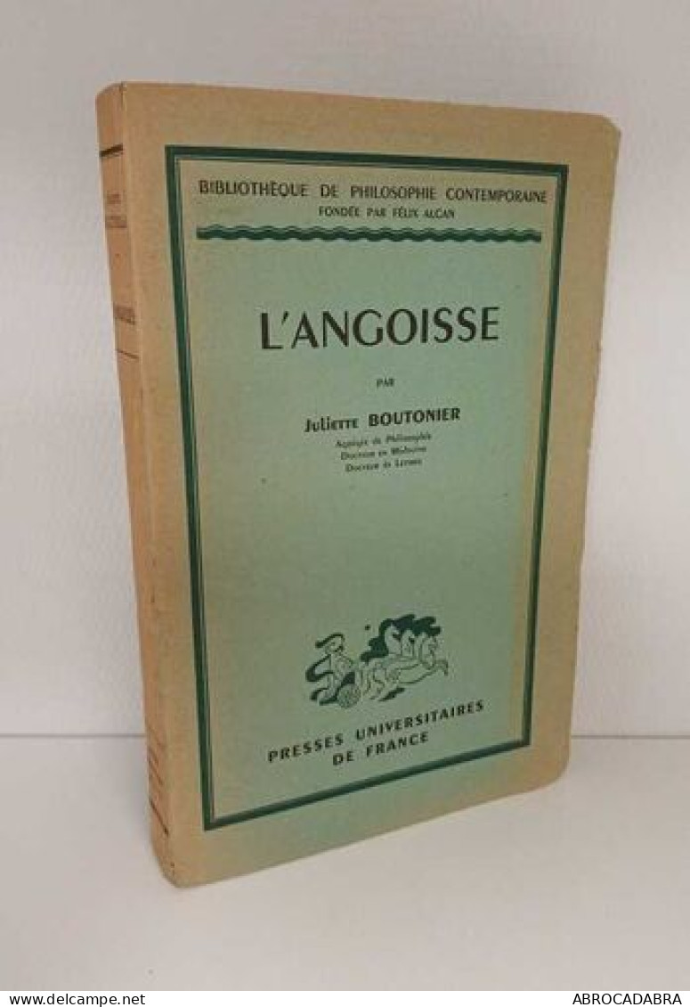 L'angoisse - Psychologie/Philosophie