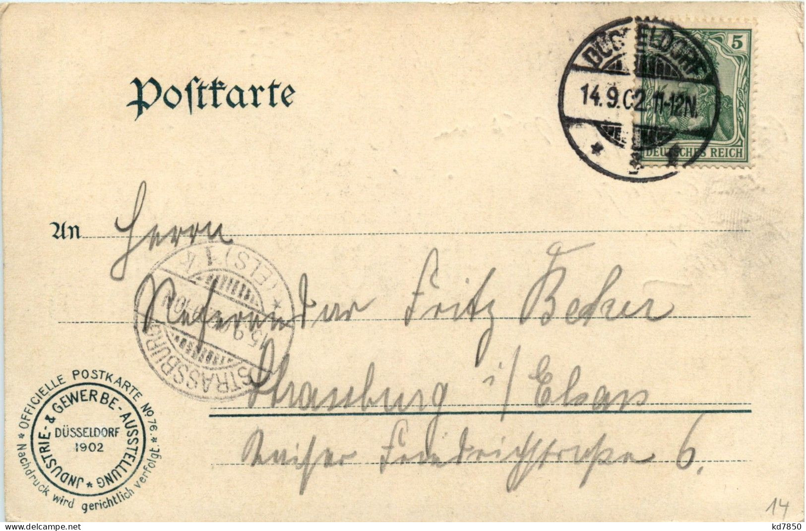 Düsseldorf - Gewerbe Und Industrie Ausstellung 1902 - Duesseldorf