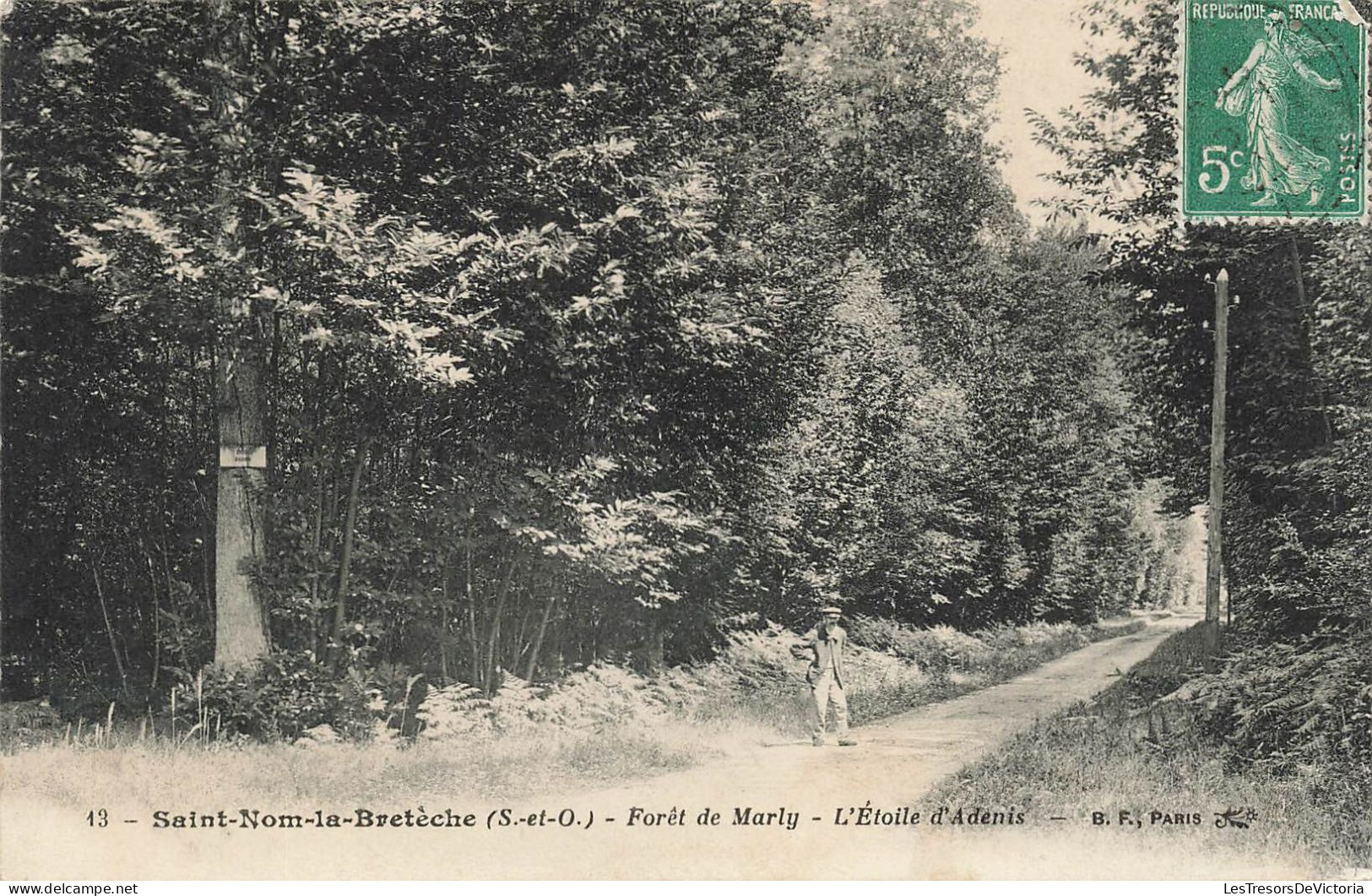 FRANCE - Saint Nom La Bretèche (S Et O) - Forêt De Marly - L'Etoile D'Adenis - Animé - Carte Postale Ancienne - St. Nom La Breteche