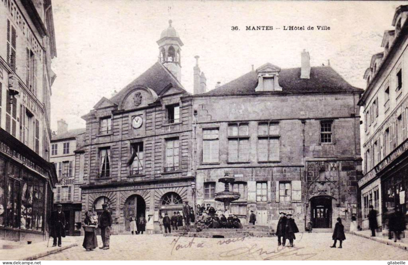 44 - NANTES - L'hotel De Ville - Animée  - Nantes