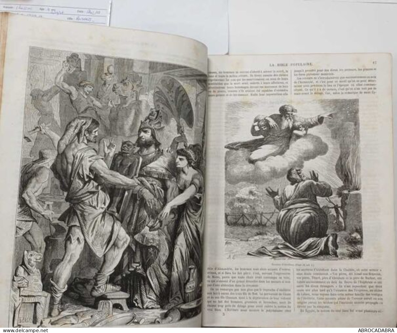 La Bible Populaire / Histoire Illustrée De L'ancien Et Du Nouveau Testament - Religión