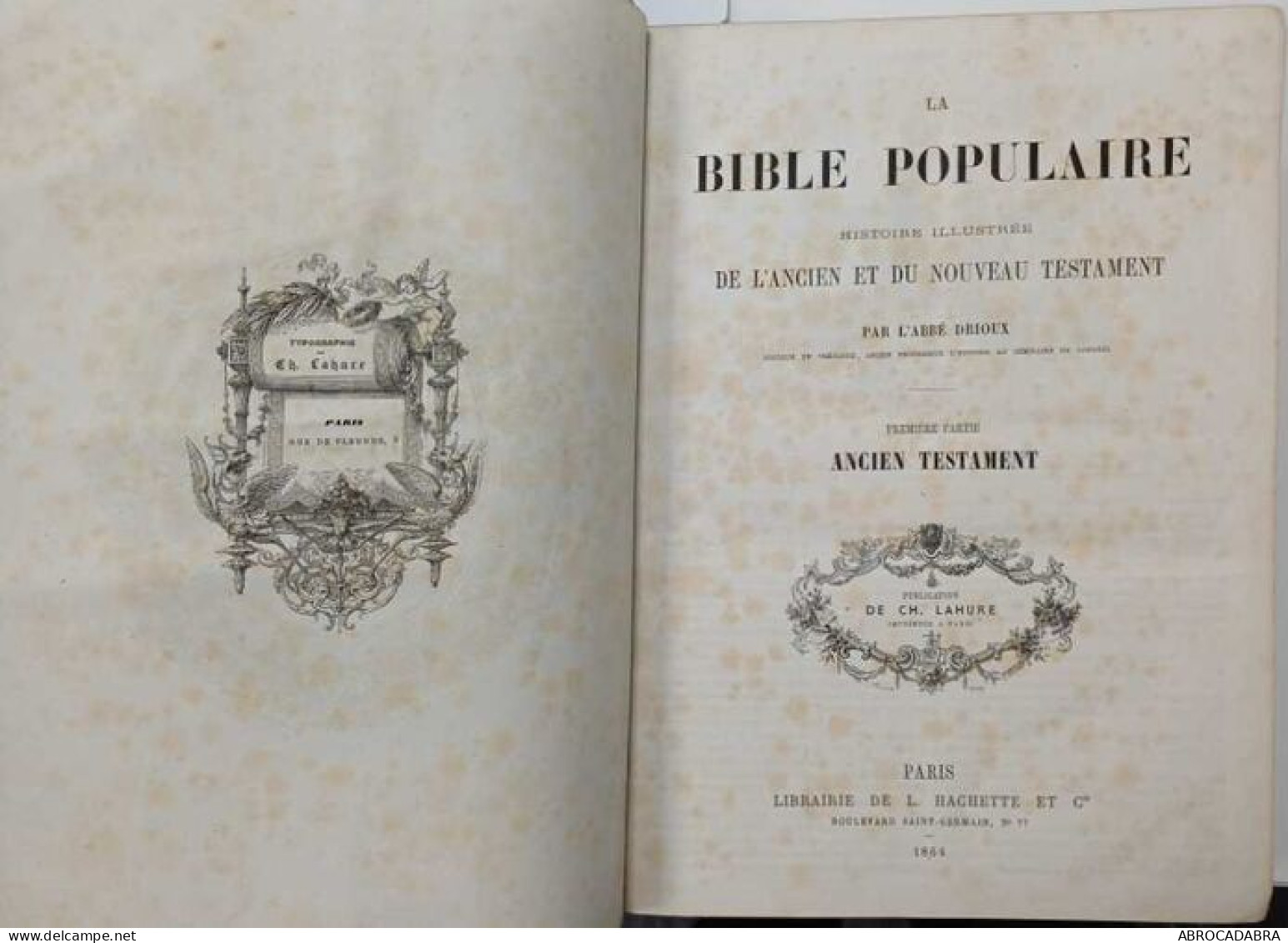La Bible Populaire / Histoire Illustrée De L'ancien Et Du Nouveau Testament - Religión