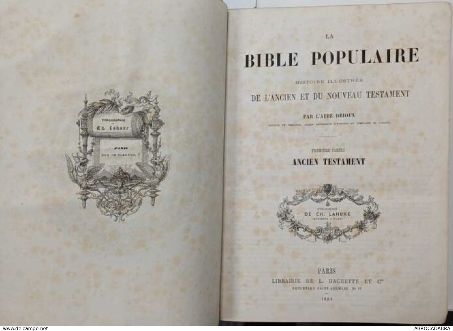 La Bible Populaire / Histoire Illustrée De L'ancien Et Du Nouveau Testament - Religion