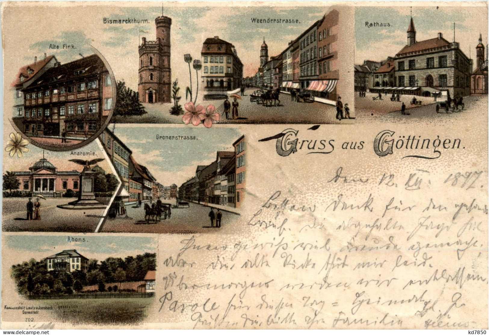 Goslar Am Göttingen - Litho - Goettingen