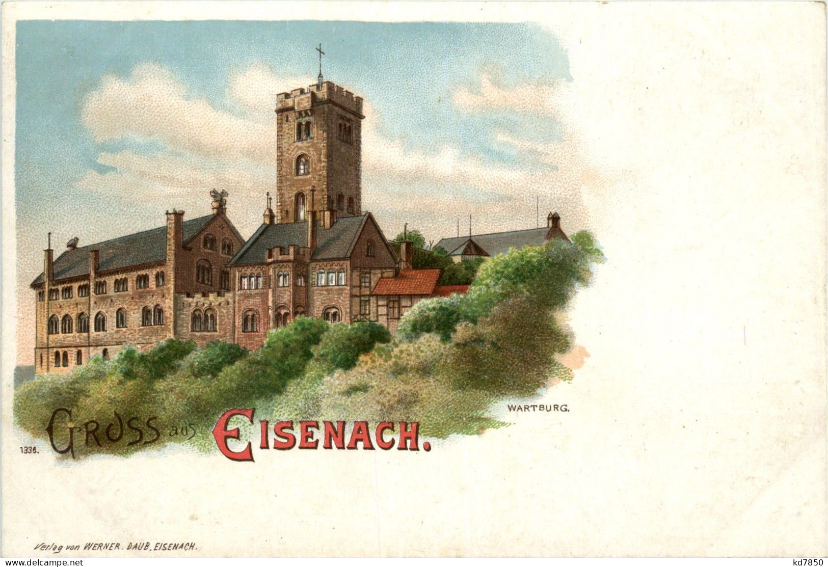 Gruss Aus Eisenach - Litho - Eisenach