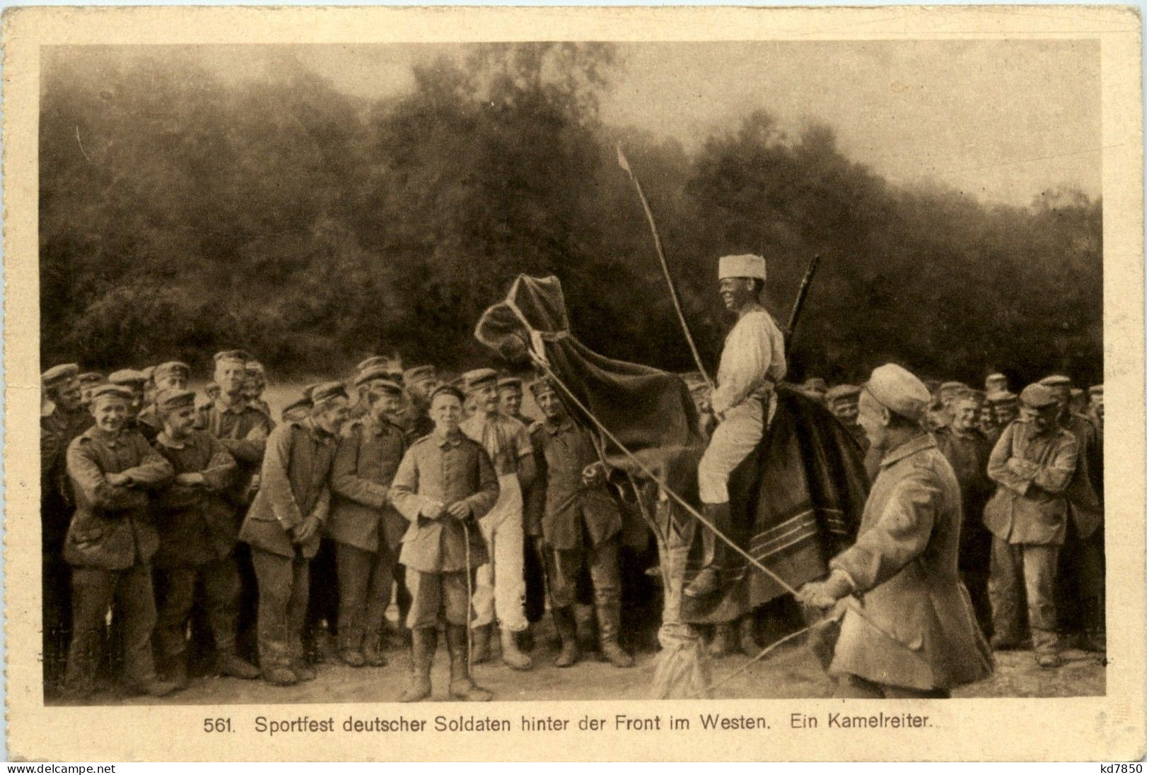 Sportfest Kamelreiter - Feldpost - Weltkrieg 1914-18
