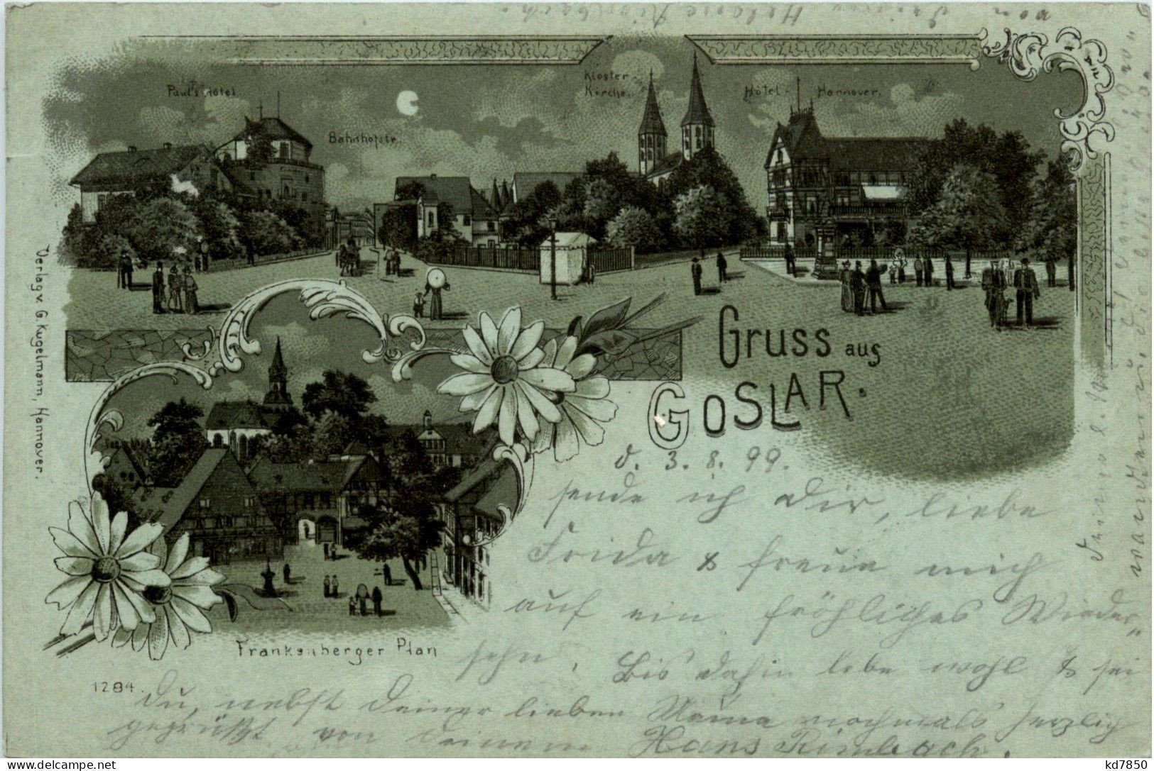 Gruss Aus Goslar - Litho - Goslar