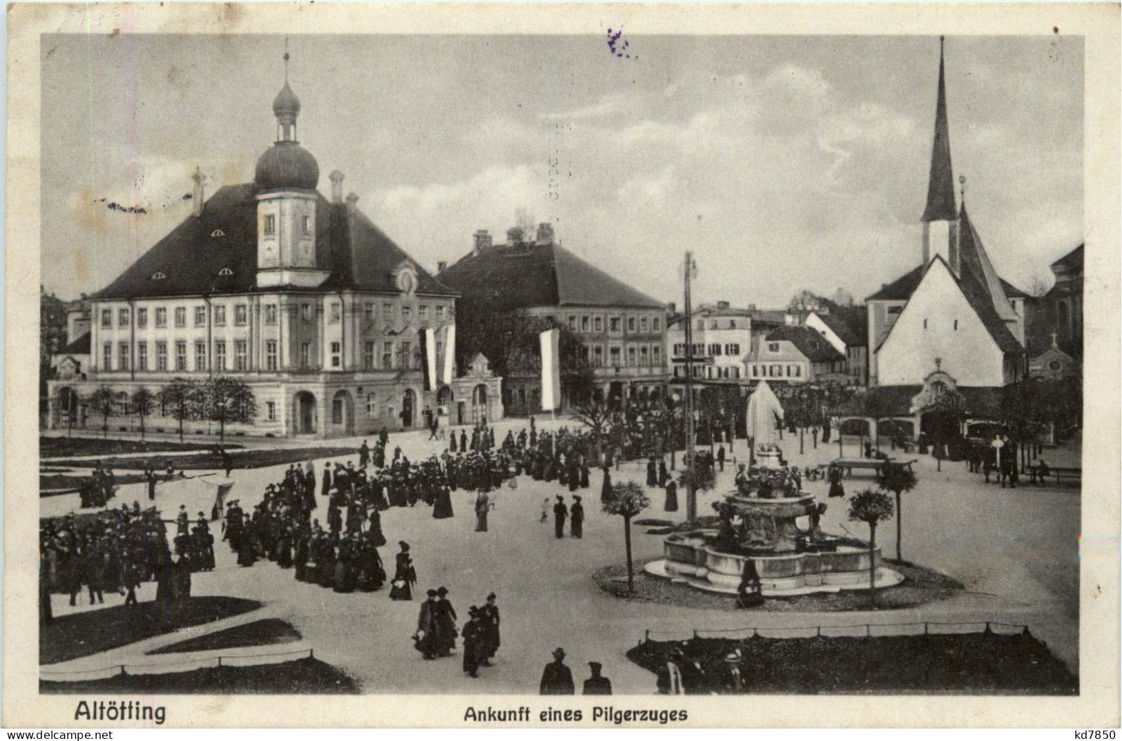 Altötting - Ankunft Eines Pilgerzuges - Altötting