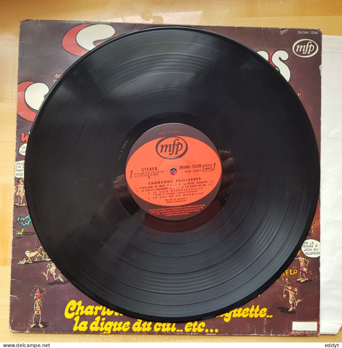 DISQUE Vinyle 33 T -  CHANSONS PAILLARDES  " Réservé Aux Adultes "  Interdit Aux Moins  De 18 Ans   " Charlotte La Petit - Sonstige - Franz. Chansons