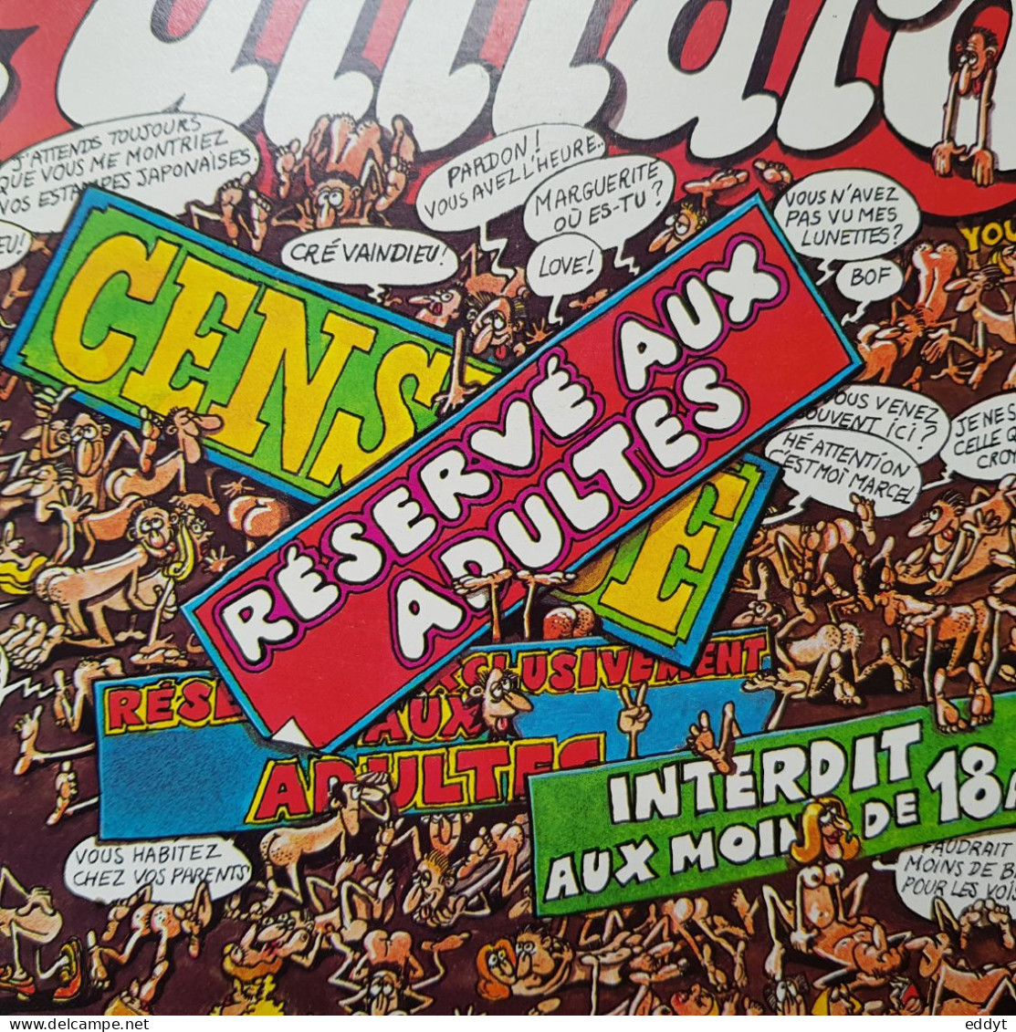 DISQUE Vinyle 33 T -  CHANSONS PAILLARDES  " Réservé Aux Adultes "  Interdit Aux Moins  De 18 Ans   " Charlotte La Petit - Andere - Franstalig