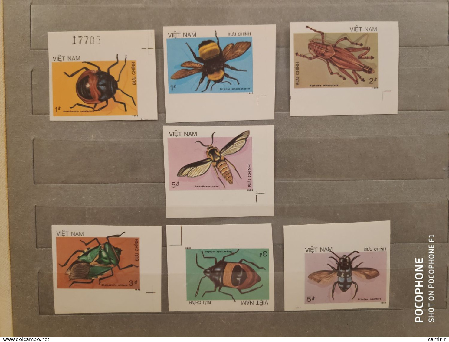 1986	Vietnam	Insects (F94) - Vietnam