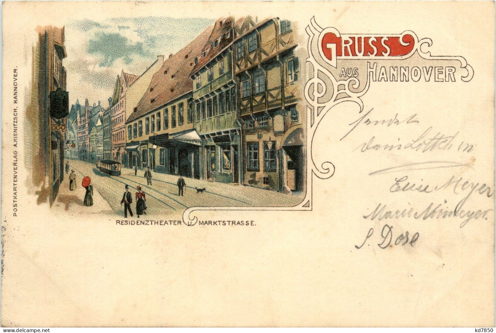 Gruss Aus Hannover - Litho - Hannover