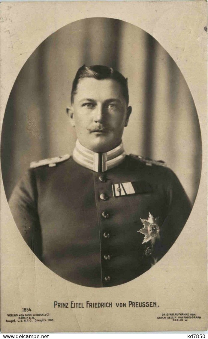 Prinz Eitel Friedrich Von Preussen - Königshäuser