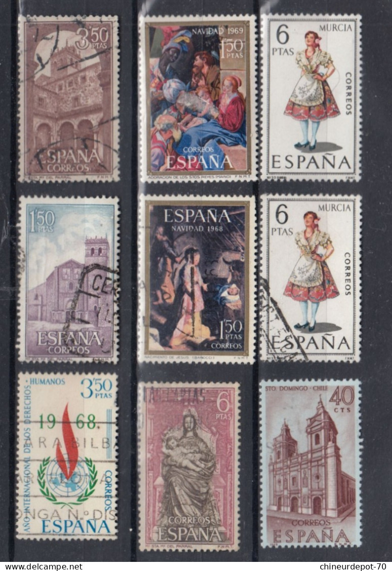 TIMBRES ESPANA ESPAGNE SPAIN NON Classés - Otros & Sin Clasificación