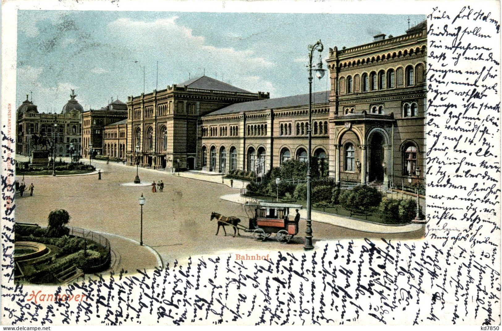 Hannover Bahnhof - Litho - Hannover