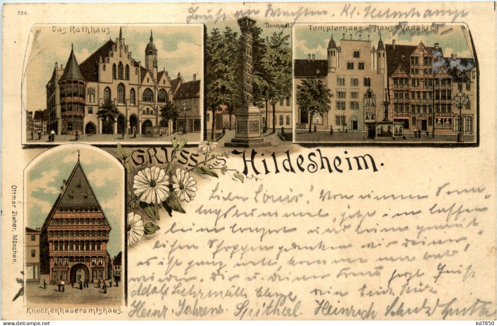 Gruss Aus Hildesheim - Litho - Hildesheim