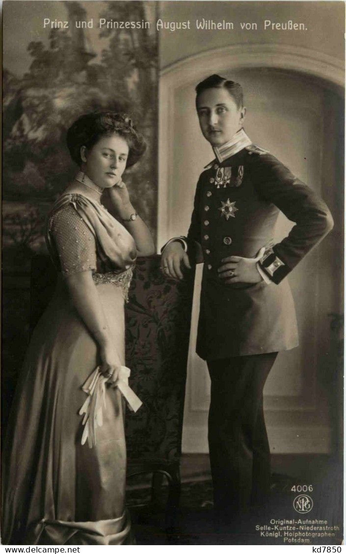 Prinz August Wilhelm Von Preussen - Familles Royales