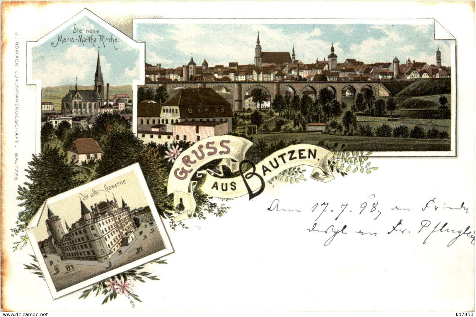 Gruss Aus Bautzen - Litho - Bautzen