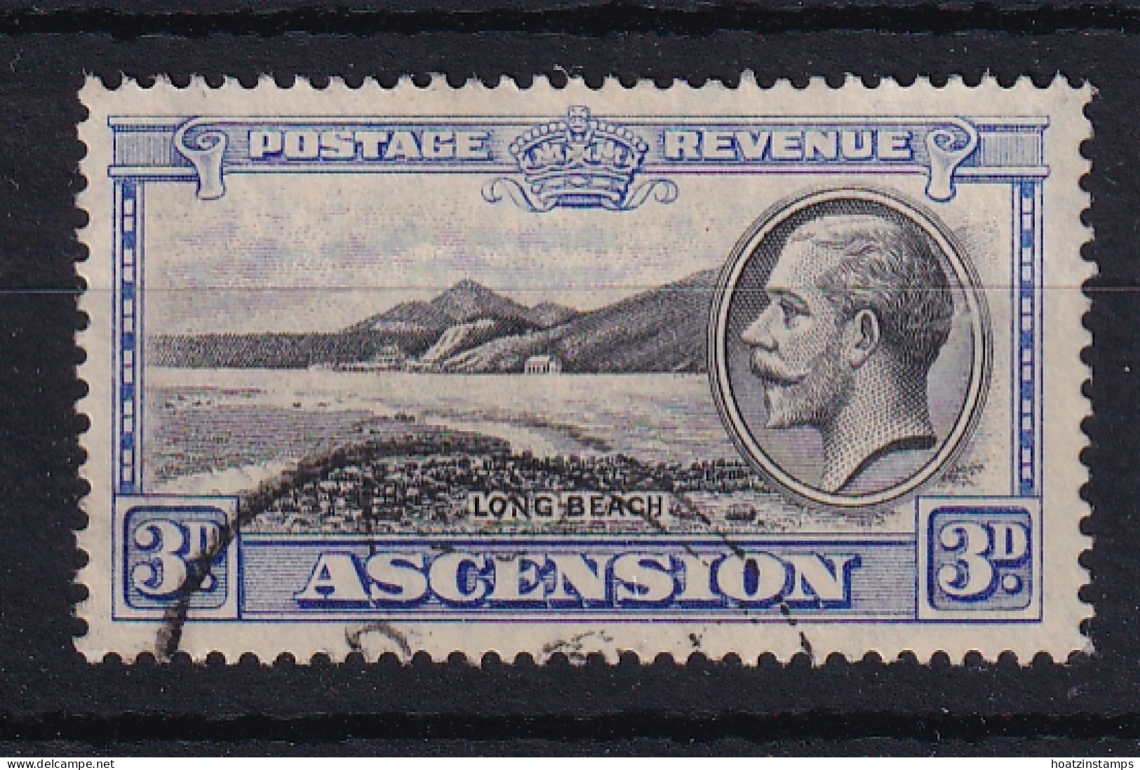 Ascension: 1934   KGV - Pictorial    SG25    3d    Used - Ascensione