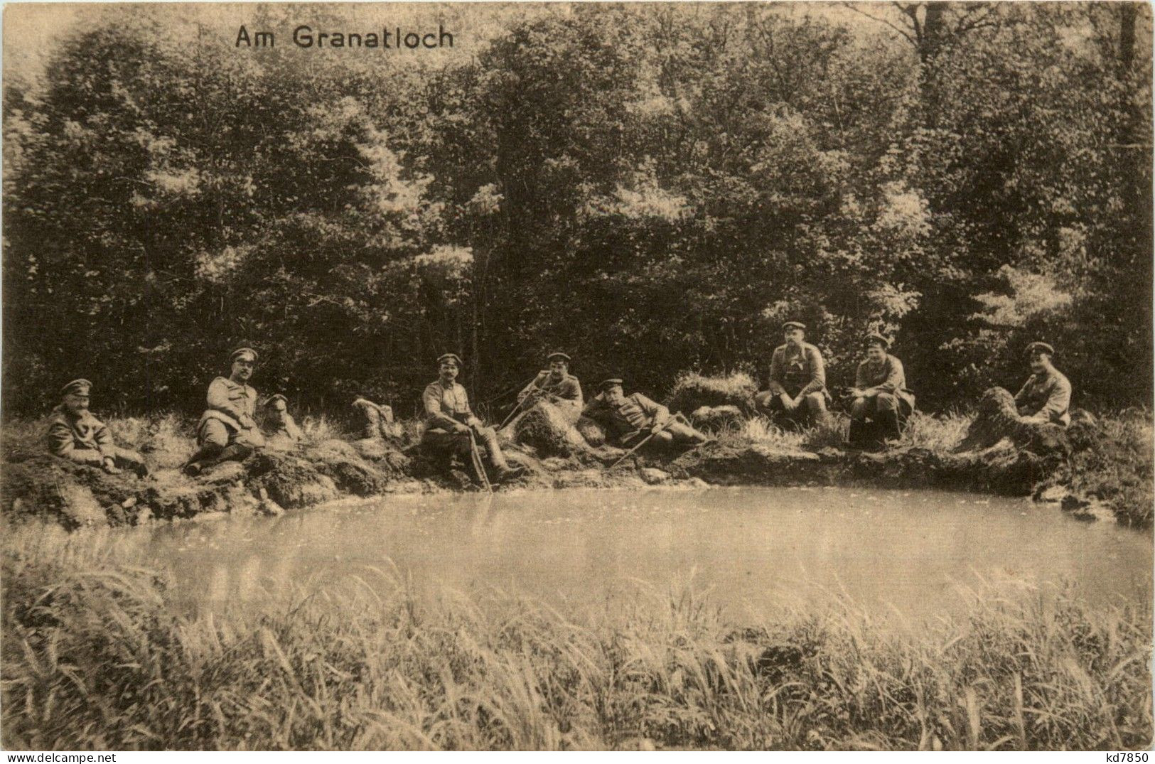 Am Granatloch - Weltkrieg 1914-18