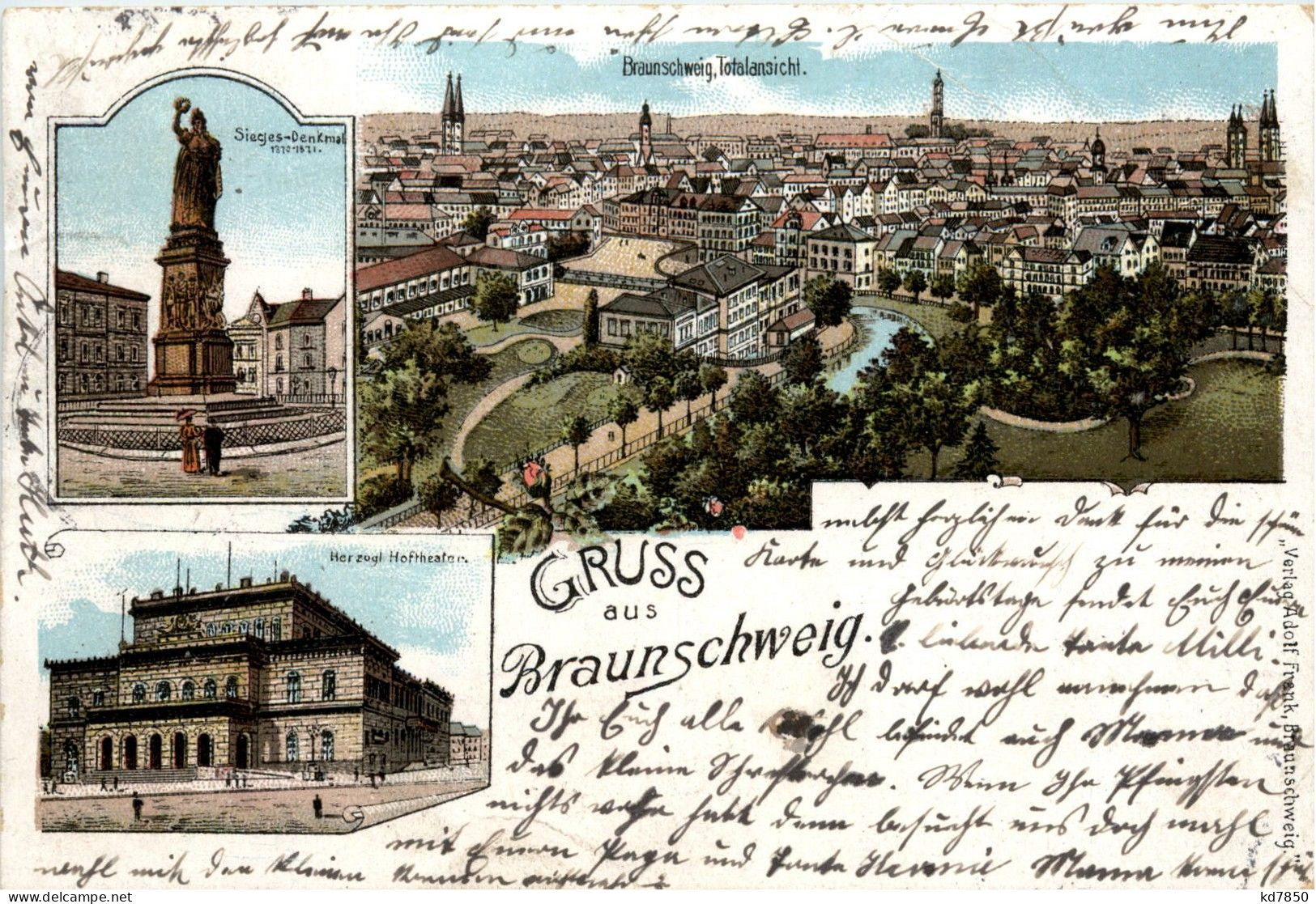 Gruss Aus Braunschweig - Litho - Braunschweig