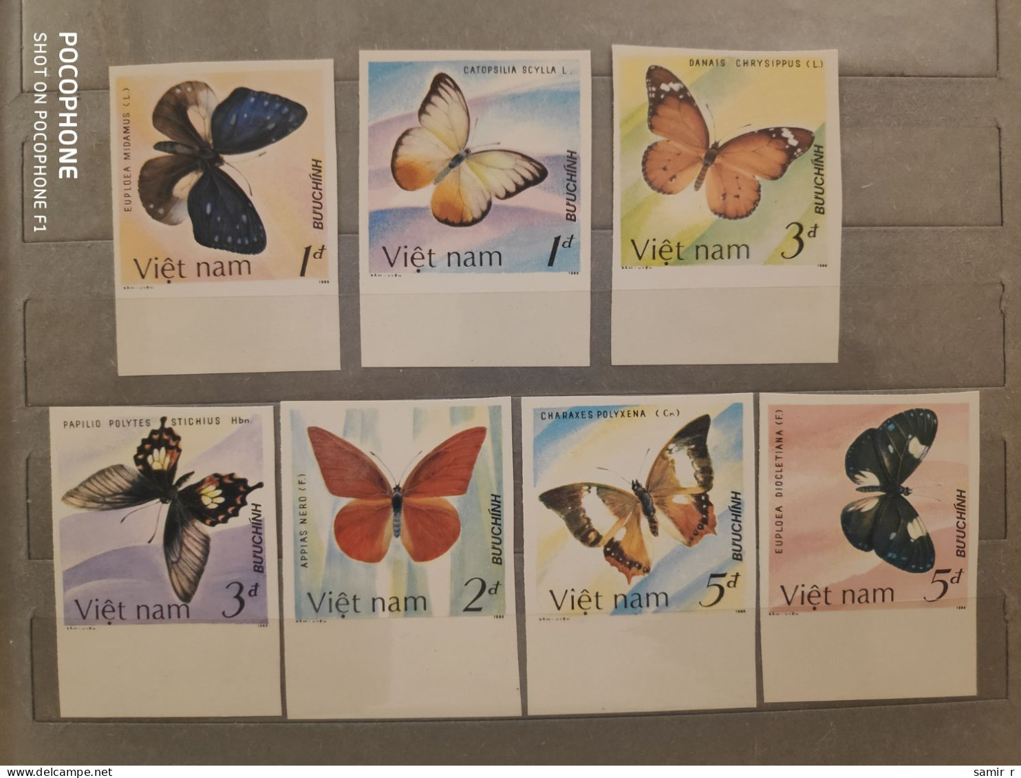 1986	Vietnam	Butterflies (F94) - Viêt-Nam