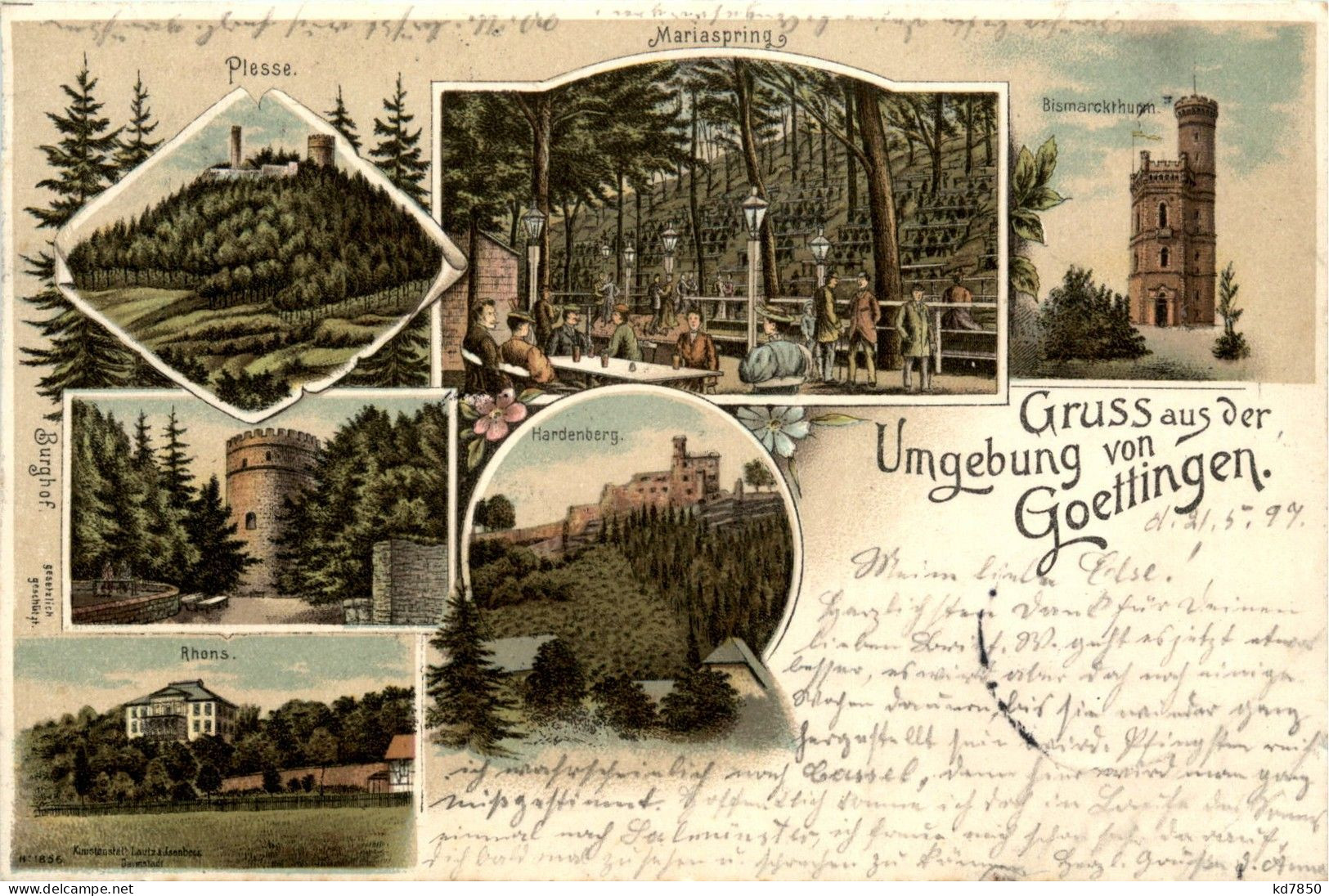 Goslar Am Göttingen - Litho - Göttingen