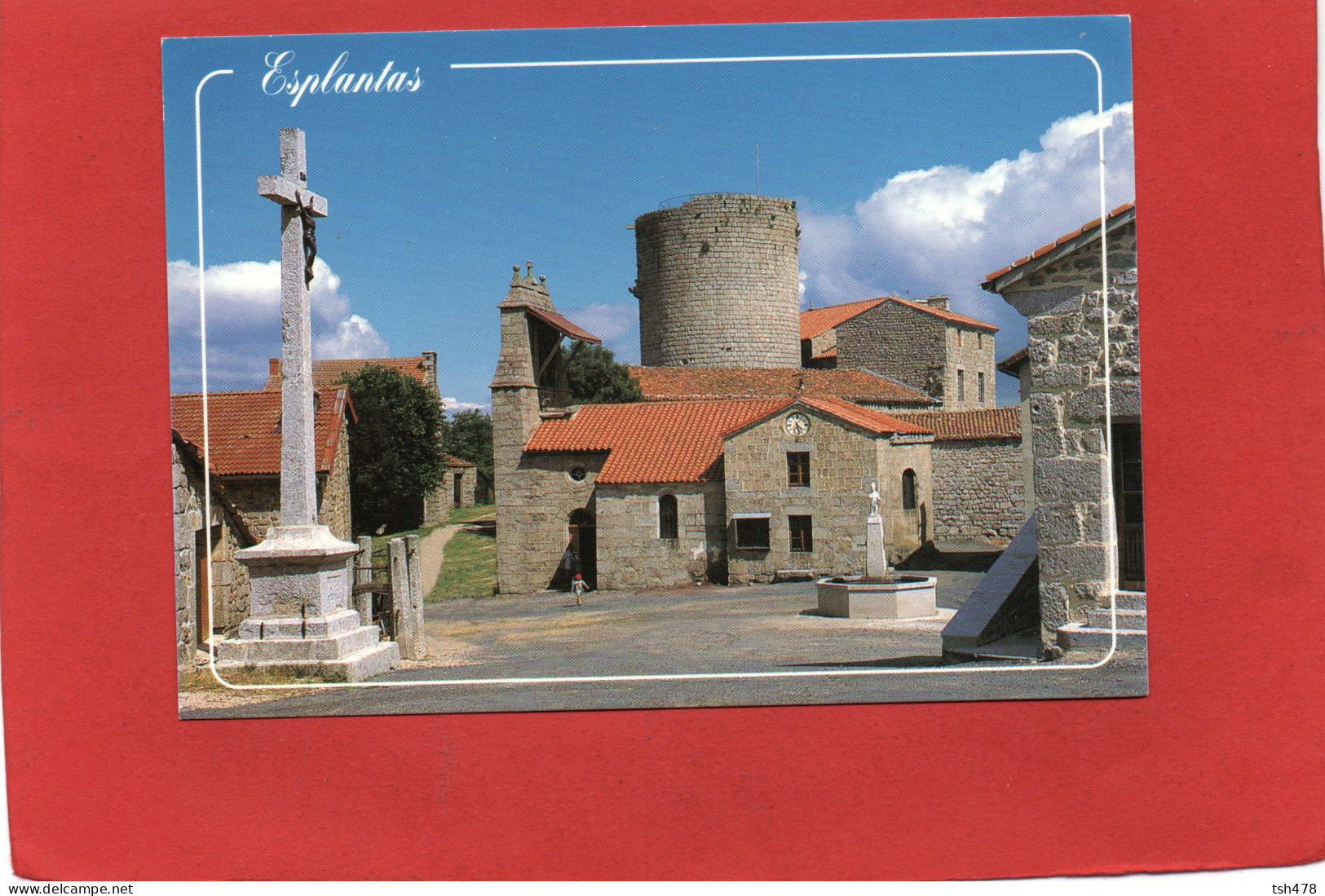 43----ESPLANTAS---Eglise Et Son Clocher à Peigne Et Le Château--voir 2 Scans - Autres & Non Classés