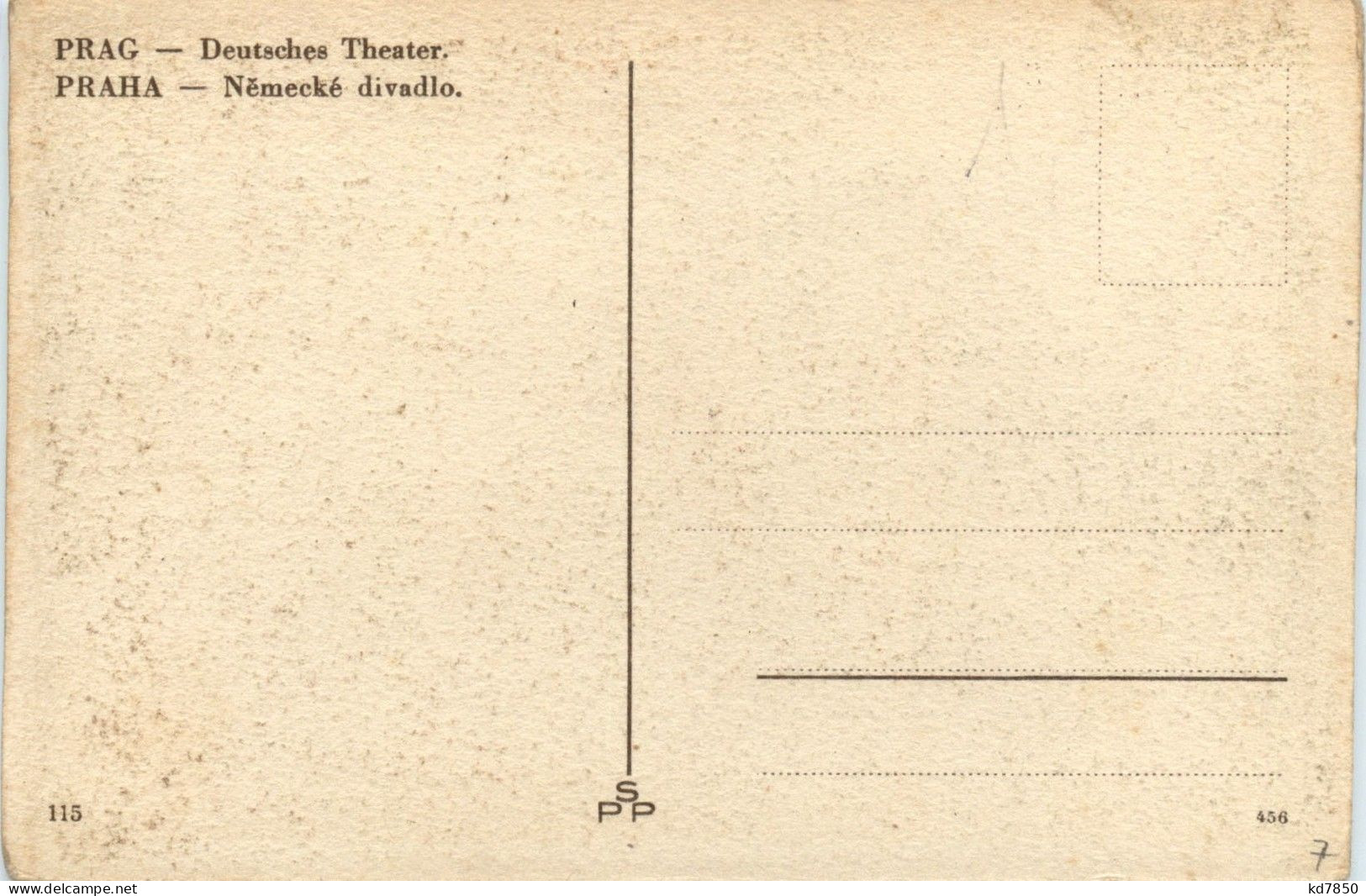 Praha - Deutsches Theater - Tsjechië