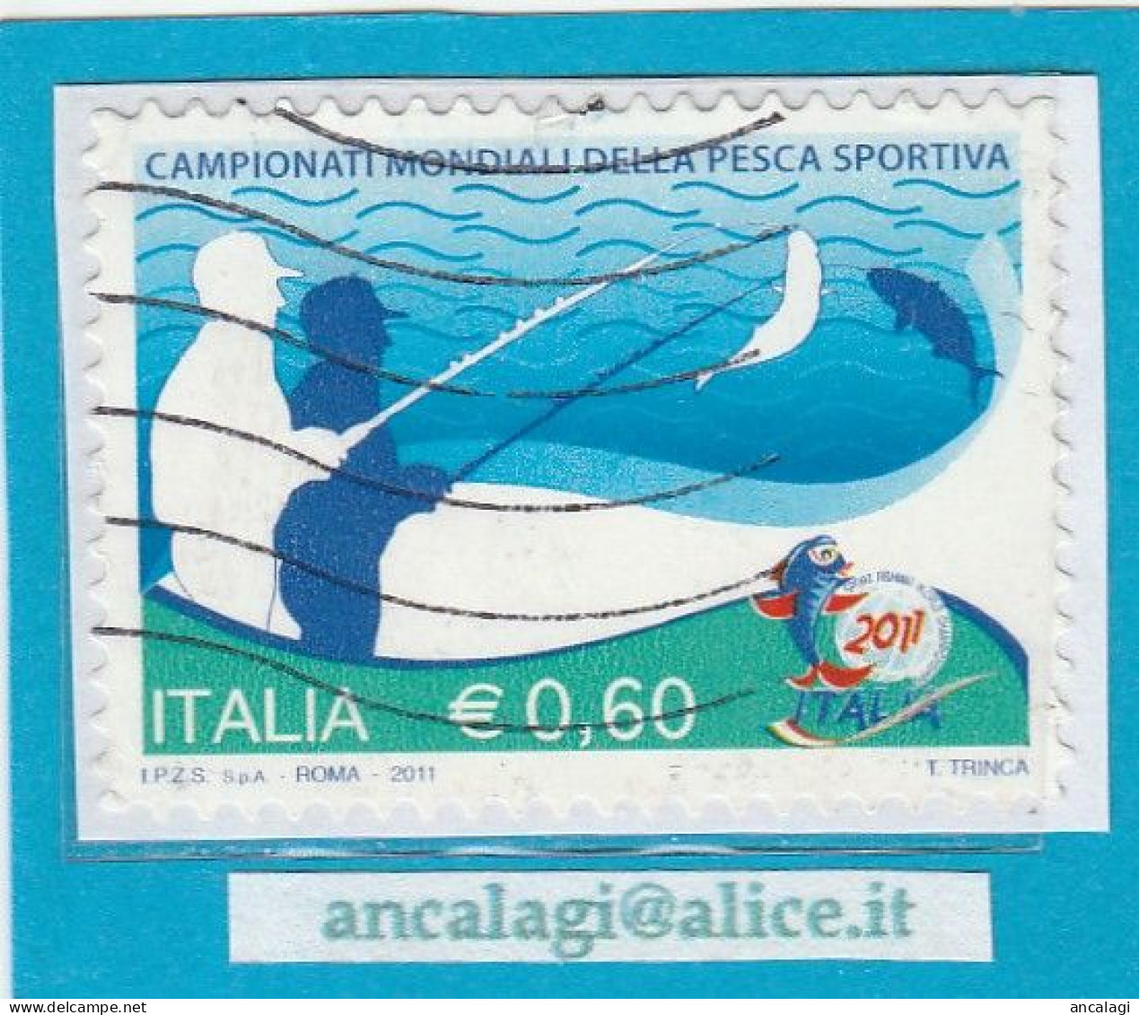 USATI ITALIA 2011 - Ref.1195 "CAMPIONATI DI PESCA" 1 Val. - - 2011-20: Usati