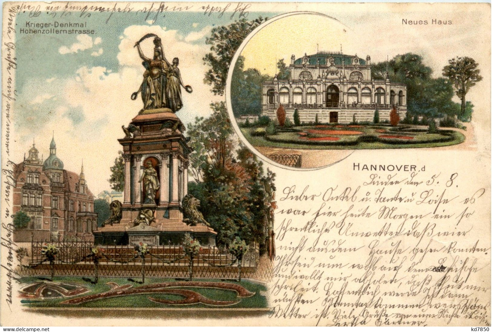 Gruss Aus Hannover - Litho - Hannover