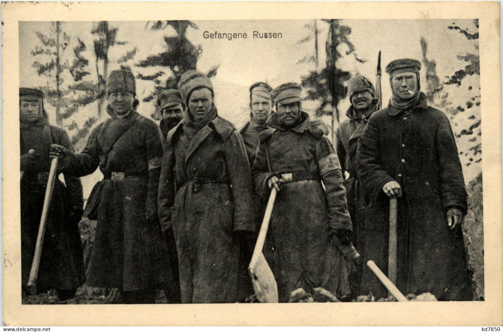 Gefangene Russen - Feldpost - Guerra 1914-18