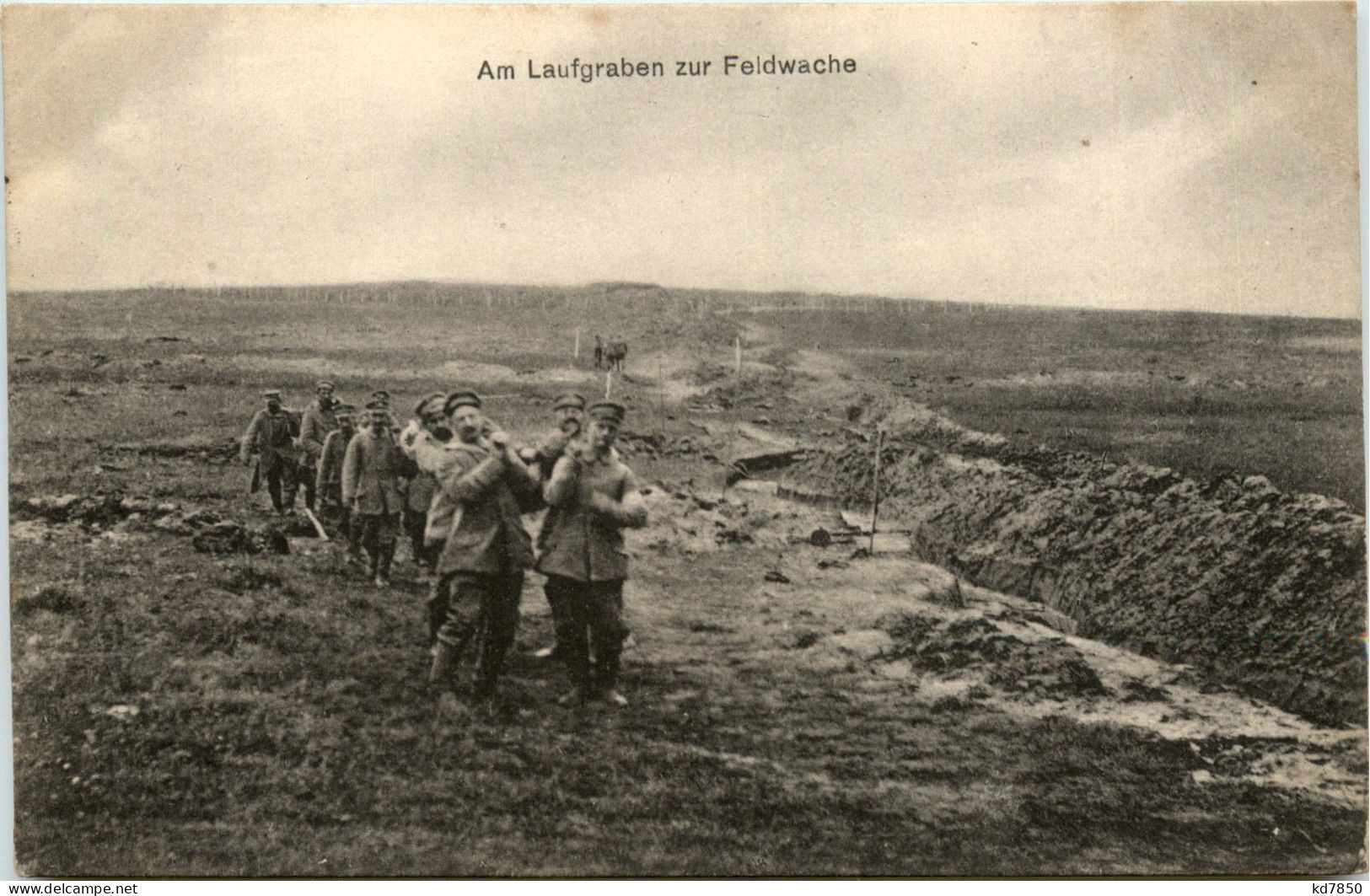 Laufgraben - Weltkrieg 1914-18