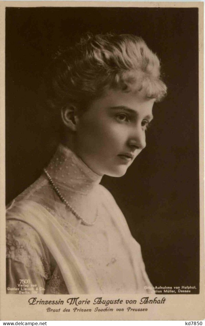 Prinzessin Marie Auguste Von Anhalt - Familias Reales