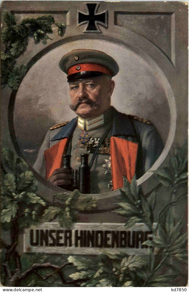 Unser Hindenburg - Hombres Políticos Y Militares