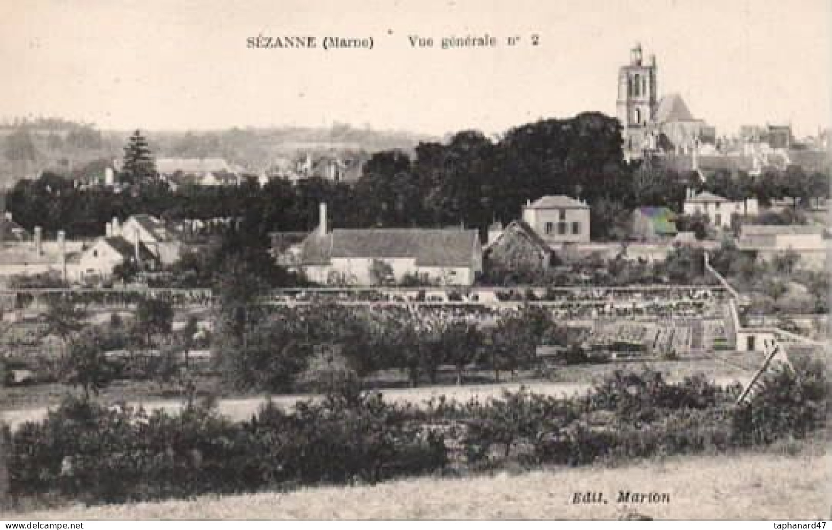 . 51 . SÉZANNE . Vue Générale . - Sezanne