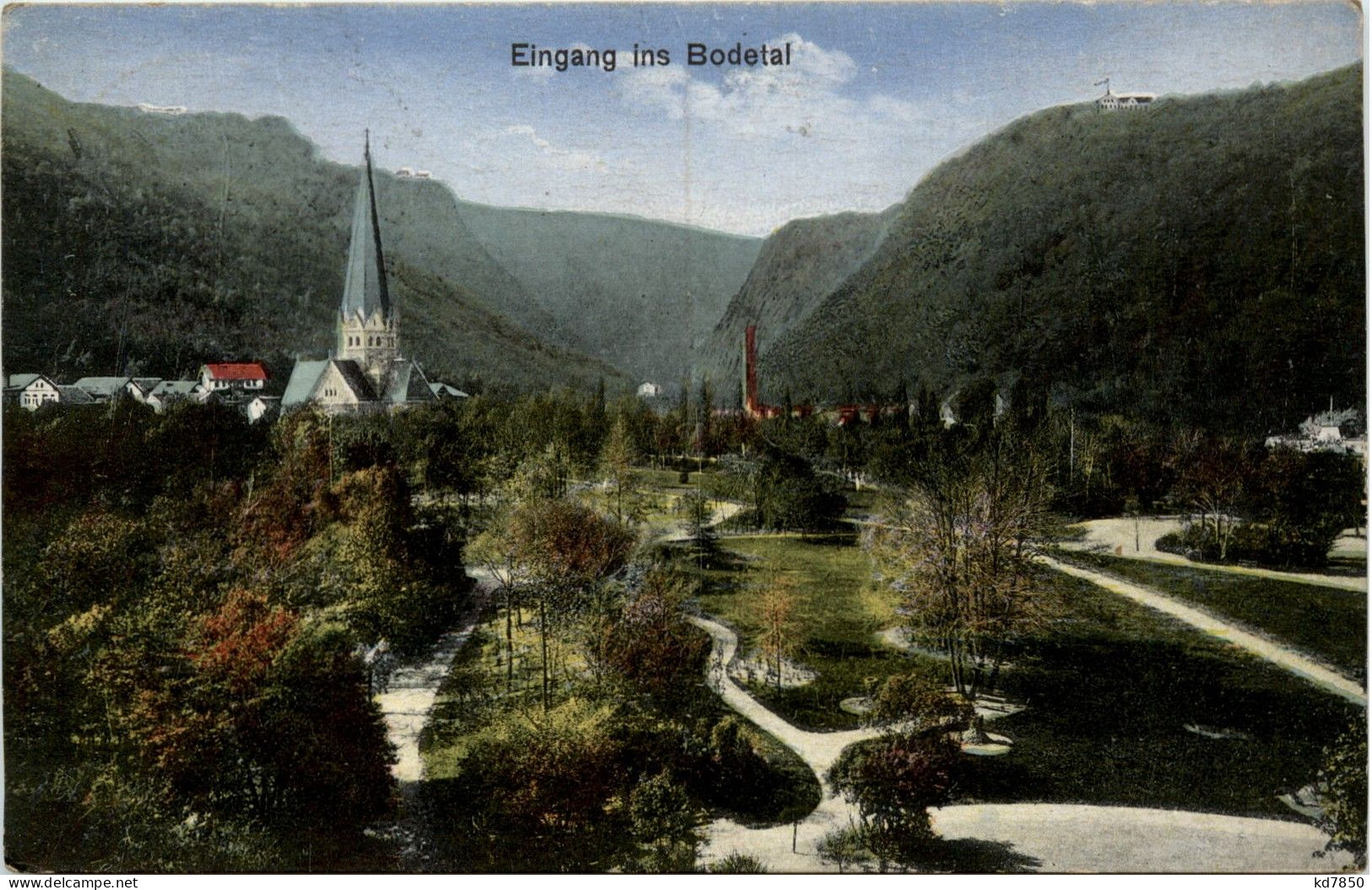 Eingang Ins Bodetal - Thale