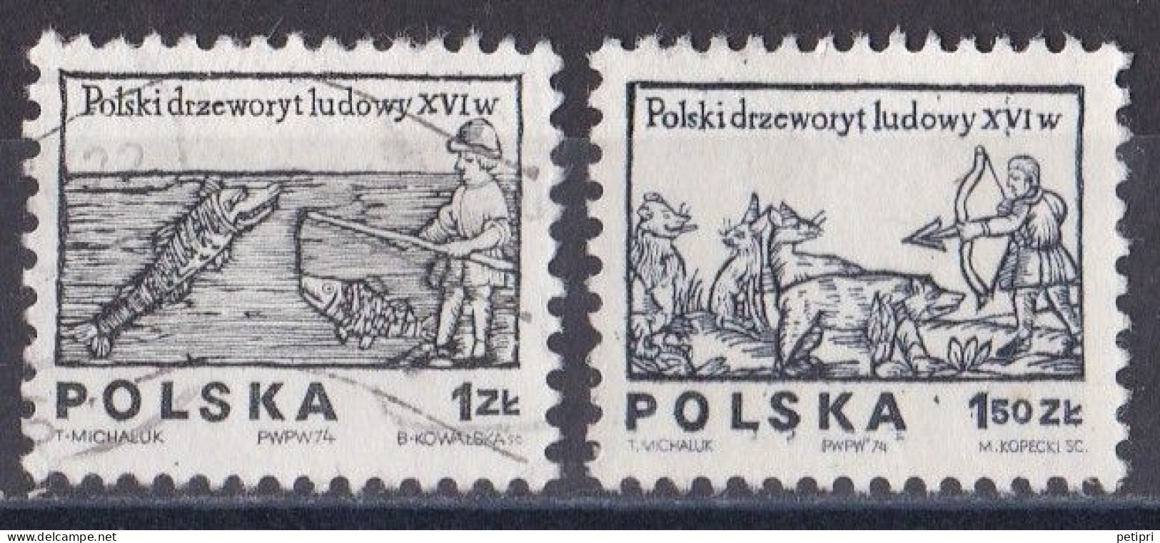 Pologne - République 1971 - 1980   Y & T N °  2189  Et  2190  Oblitérés - Gebruikt
